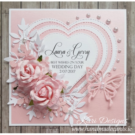 Handmade Wedding Card - WE012