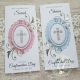 PINK or BLUE Communion / Confirmation Card - FHC018